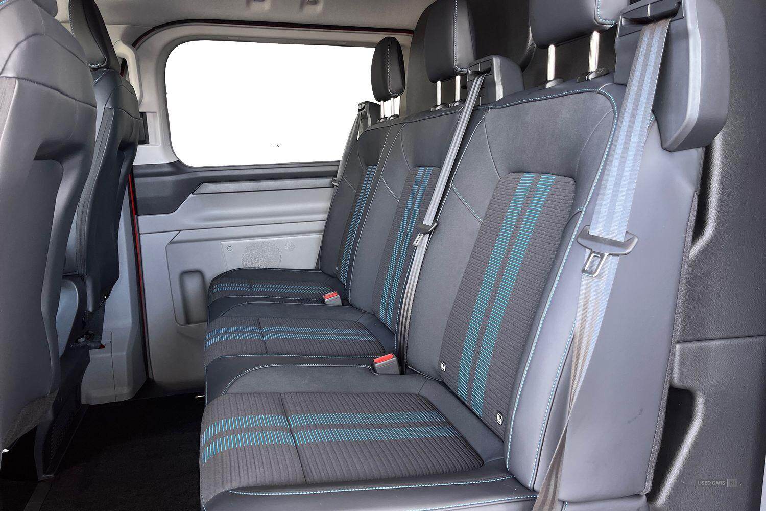 Ford Transit Custom 320 SPORT AUTO L1 SWB Double Cab In Van 65kw 218PS RWD Low Roof, MATTE BLACK 19 INCH ALLOYS, IN STOCK