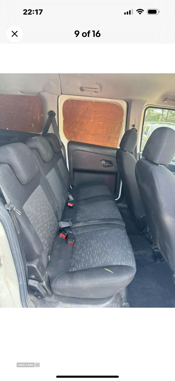 Vauxhall Combo Long Wheel Base Maxi Combo 2 doors 3 Rear Seats in Tyrone