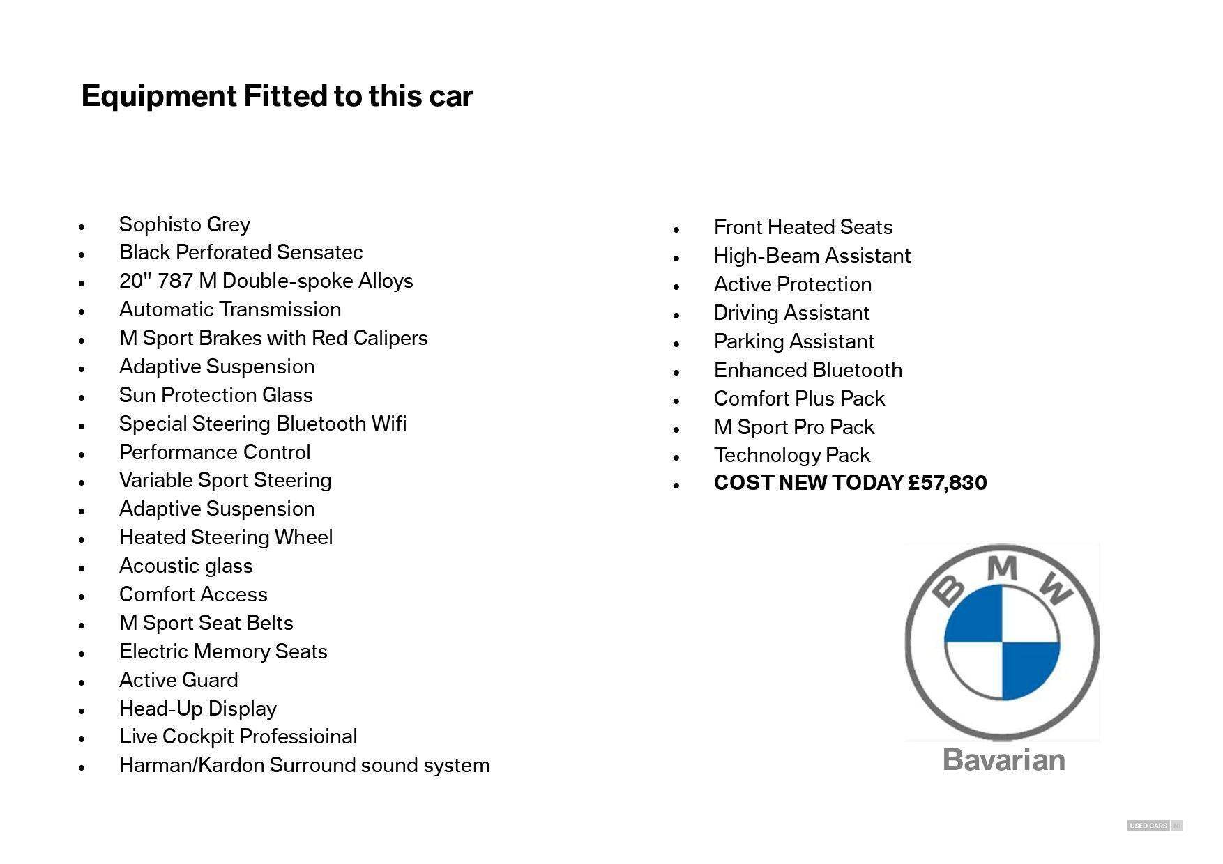 Jun 2024 BMW X3 xDrive20d MHT M Sport 5dr Step Auto