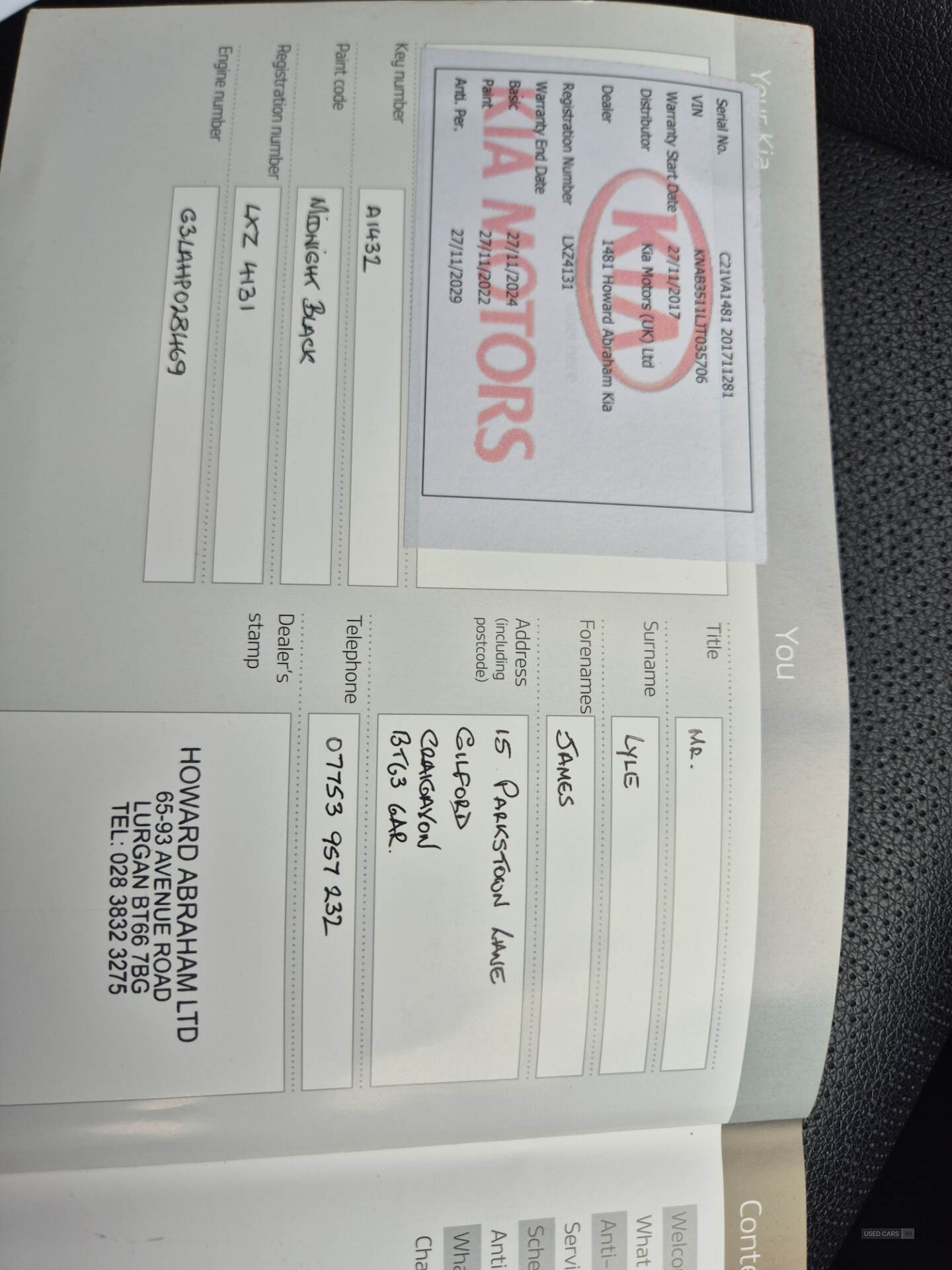 Nov 2017 Kia Picanto 1.0 GT-line 5dr