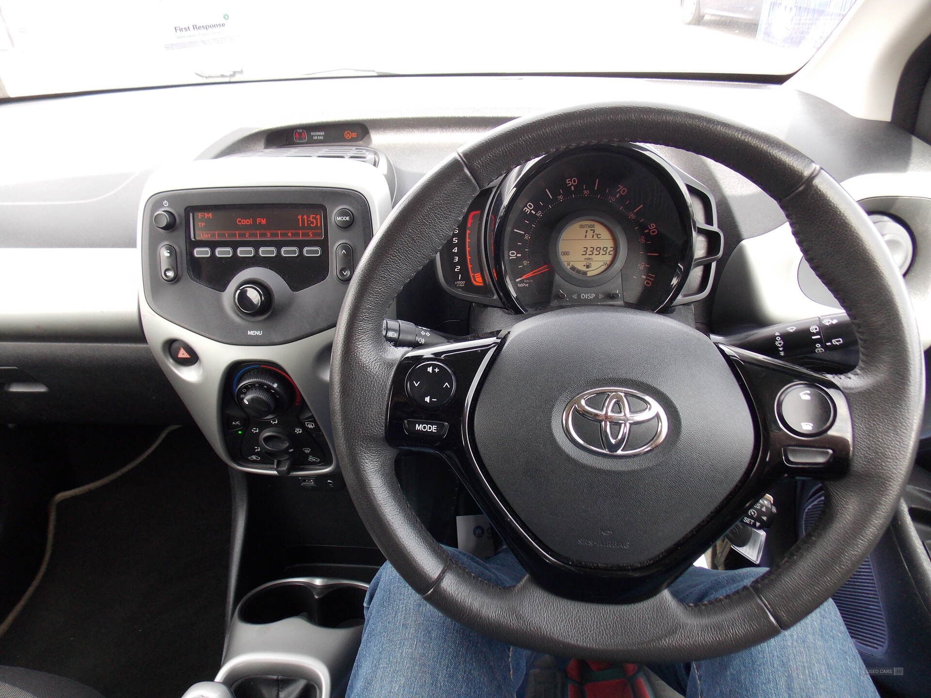 Nov 2014 Toyota Aygo 1.0 VVT-i X-Play 5dr