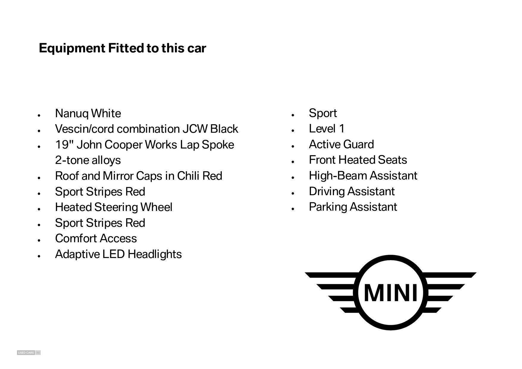 Dec 2024 MINI HATCHBACK 160kW SE Sport 54kWh 5dr Auto
