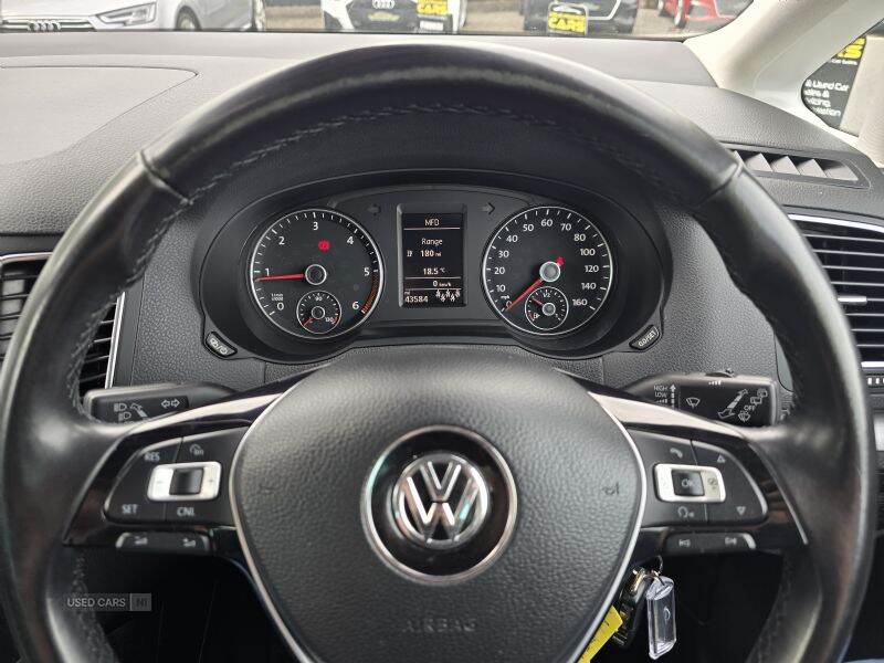 Dec 2017 Volkswagen Sharan 2.0 TDI CR BlueMotion Tech 150 SE 5dr