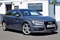 Audi A3 1.4 TFSI S line Hatchback 3dr Petrol Manual Euro 5 (s/s) (122 ps) in Down