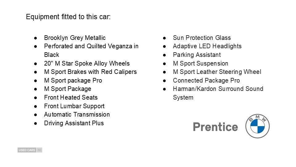 Oct 2024 BMW 5 Series 530e M Sport Pro 5dr Auto