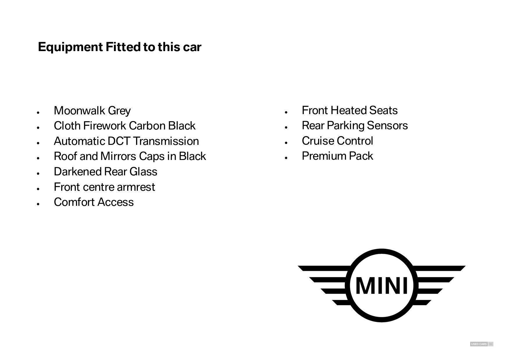 Sep 2022 MINI HATCHBACK 1.5 Cooper Classic 5dr Auto