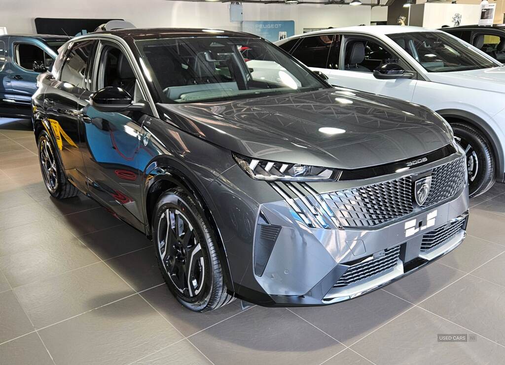 Peugeot 3008 73KWH 210HP GT AUTOMATIC in Antrim