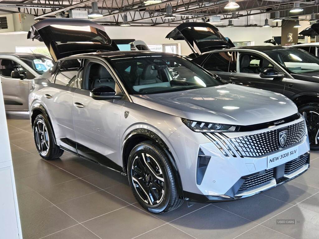 Peugeot 3008 73KWH 210HP GT AUTOMATIC in Antrim
