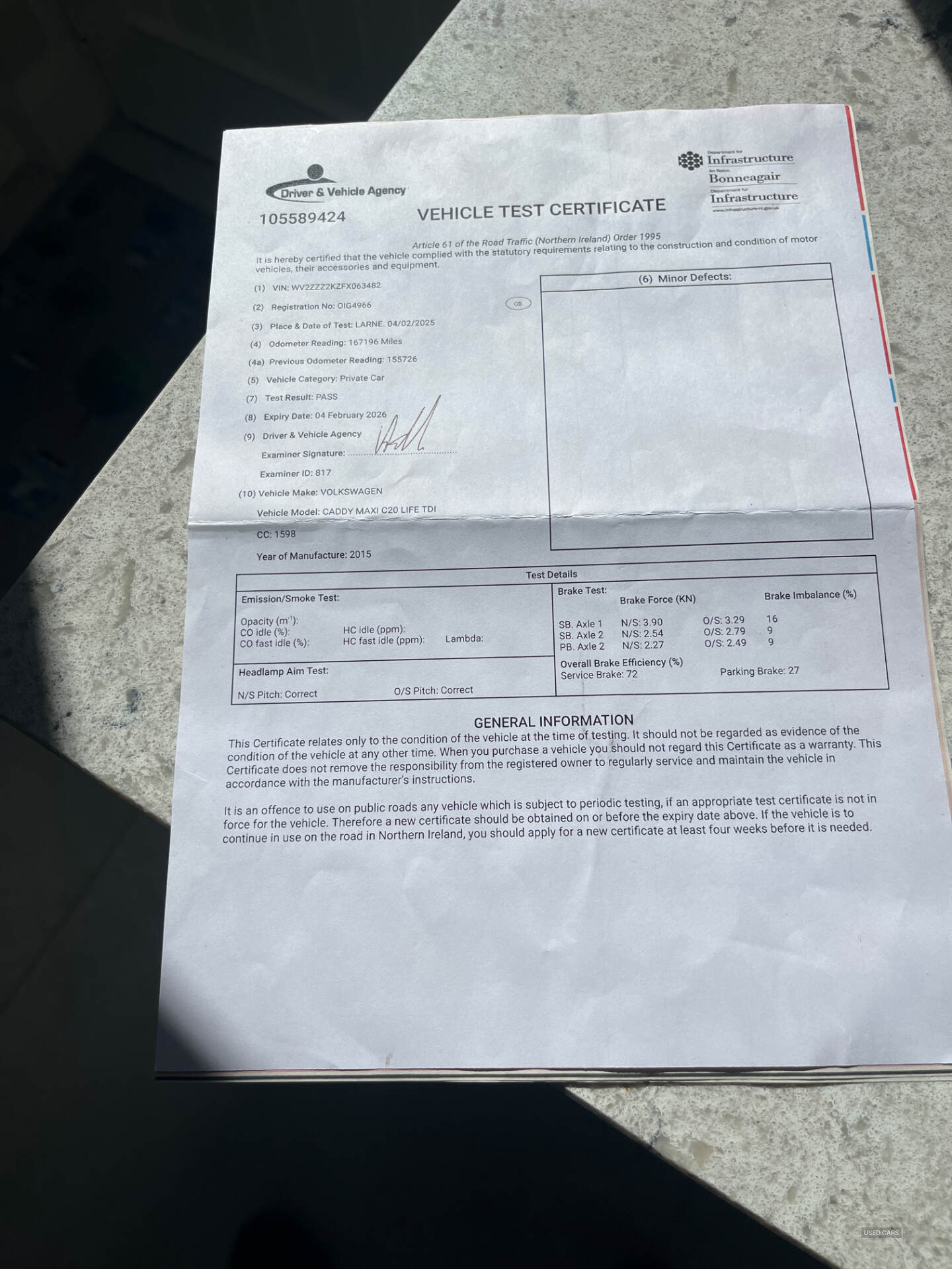 May 2015 Volkswagen Caddy Maxi 1.6 TDI 5dr