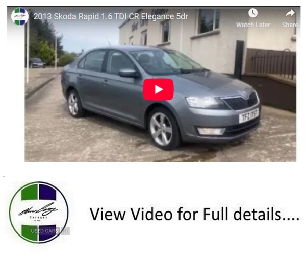 Skoda Rapid DIESEL HATCHBACK in Tyrone