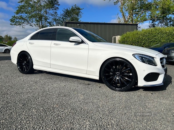 Mercedes-Benz C-Class 2.1 C220 BlueTEC AMG Line (Premium) Saloon 4dr Diesel G-Tronic+ Euro 6 (s/s) (170 ps) in Antrim