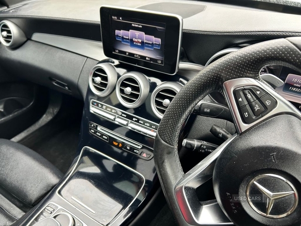 Mercedes-Benz C-Class 2.1 C220 BlueTEC AMG Line (Premium) Saloon 4dr Diesel G-Tronic+ Euro 6 (s/s) (170 ps) in Antrim