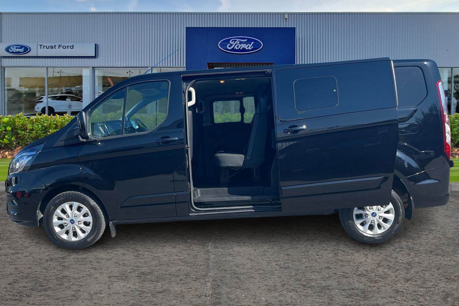 Oct 2021 Ford Transit Custom 2.0 EcoBlue 185ps Low Roof D/Cab Limited Van Auto