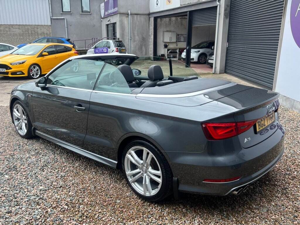 2016 Audi A3 Cabriolet 2.0 TDI S line Convertible 2dr Diesel Manual Euro 6 (s/s) (Nav) (150 ps)