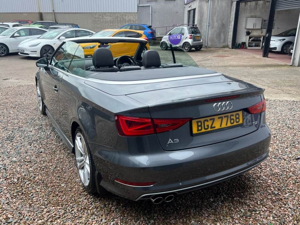 2016 Audi A3 Cabriolet 2.0 TDI S line Convertible 2dr Diesel Manual Euro 6 (s/s) (Nav) (150 ps)