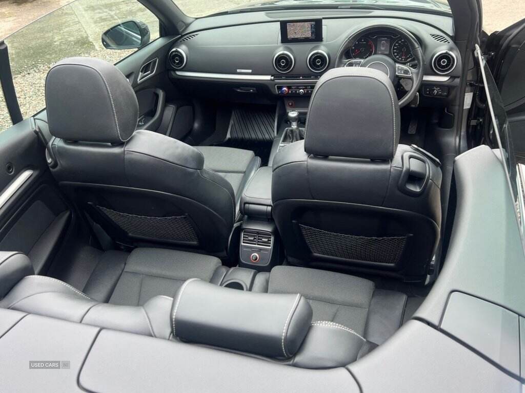  2016 Audi A3 Cabriolet 2.0 TDI S line Convertible 2dr Diesel Manual Euro 6 (s/s) (Nav) (150 ps)