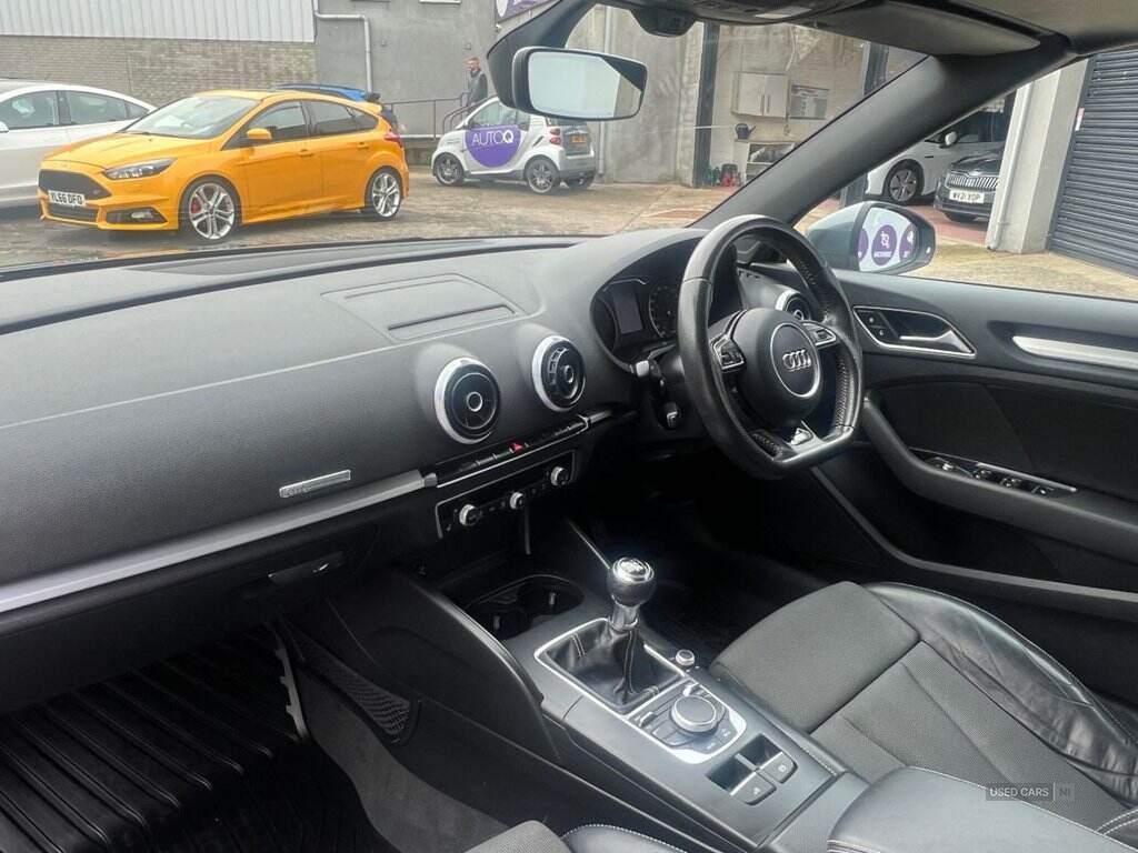  2016 Audi A3 Cabriolet 2.0 TDI S line Convertible 2dr Diesel Manual Euro 6 (s/s) (Nav) (150 ps)