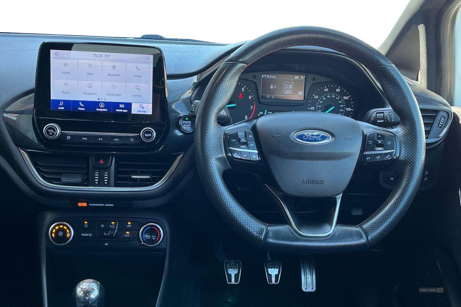 Aug 2020 Ford Fiesta 1.0 EcoBoost Hybrid mHEV 125 ST-Line Edition 5dr