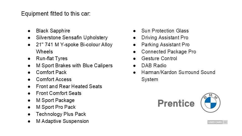 Dec 2024 BMW X5 xDrive40d MHT M Sport 5dr Auto