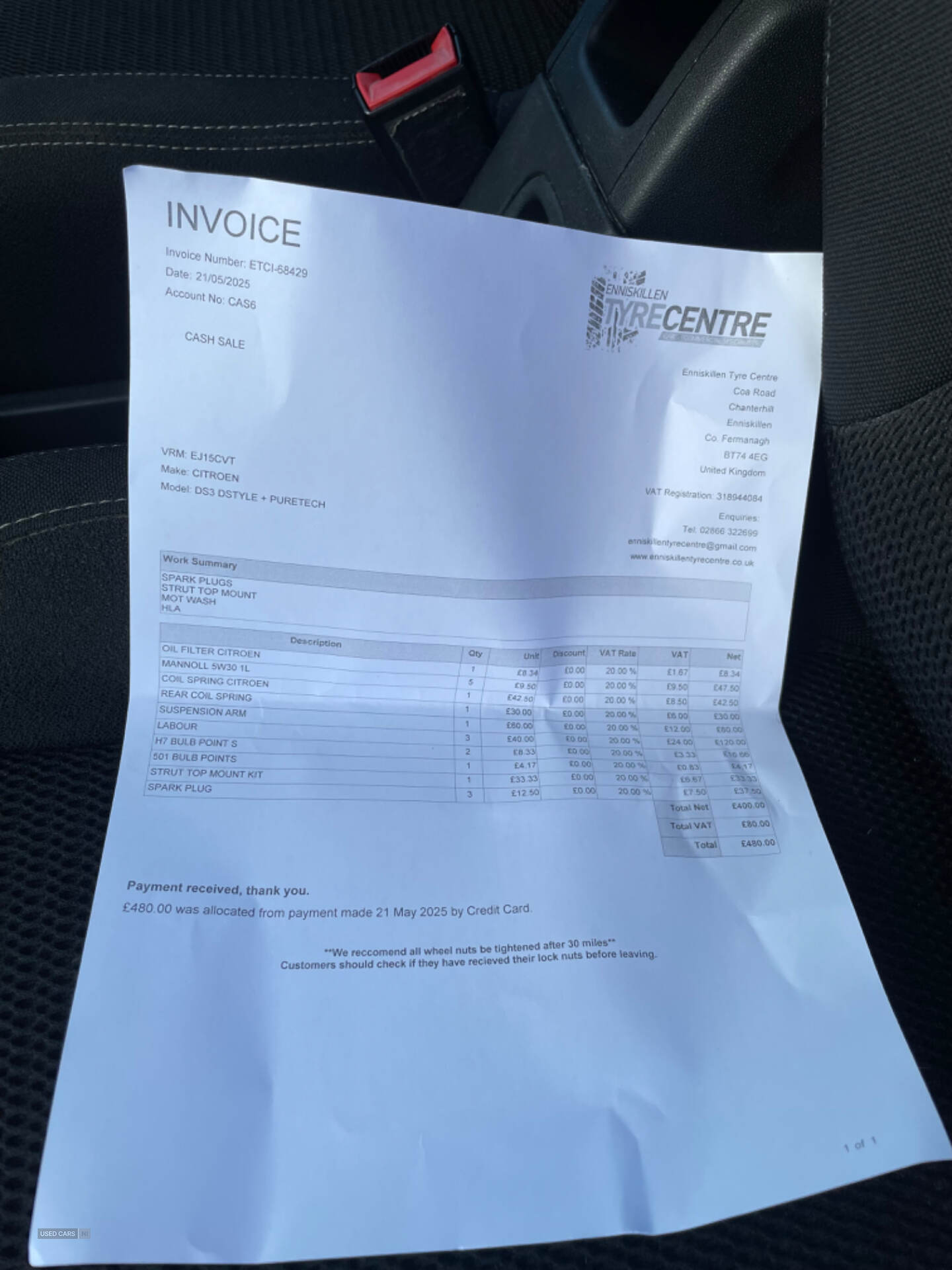May 2015 Citroen DS3 1.2 PureTech DStyle Plus 3dr