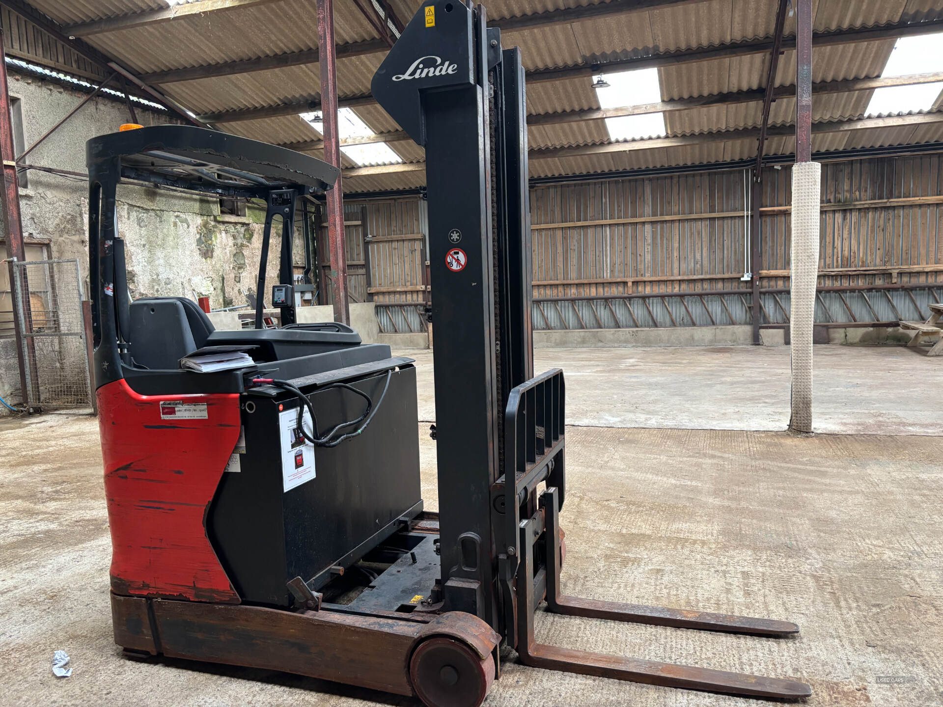 Mar 2016 Linde R Series Linde R14 Reach electric forklift truck