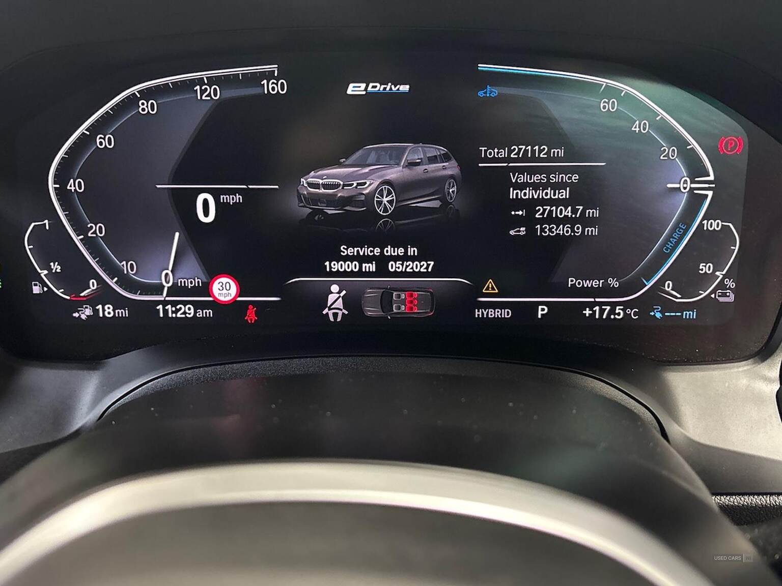 Apr 2022 BMW 3 Series 330E Xdrive M Sport Pro Edition 5Dr Step Auto