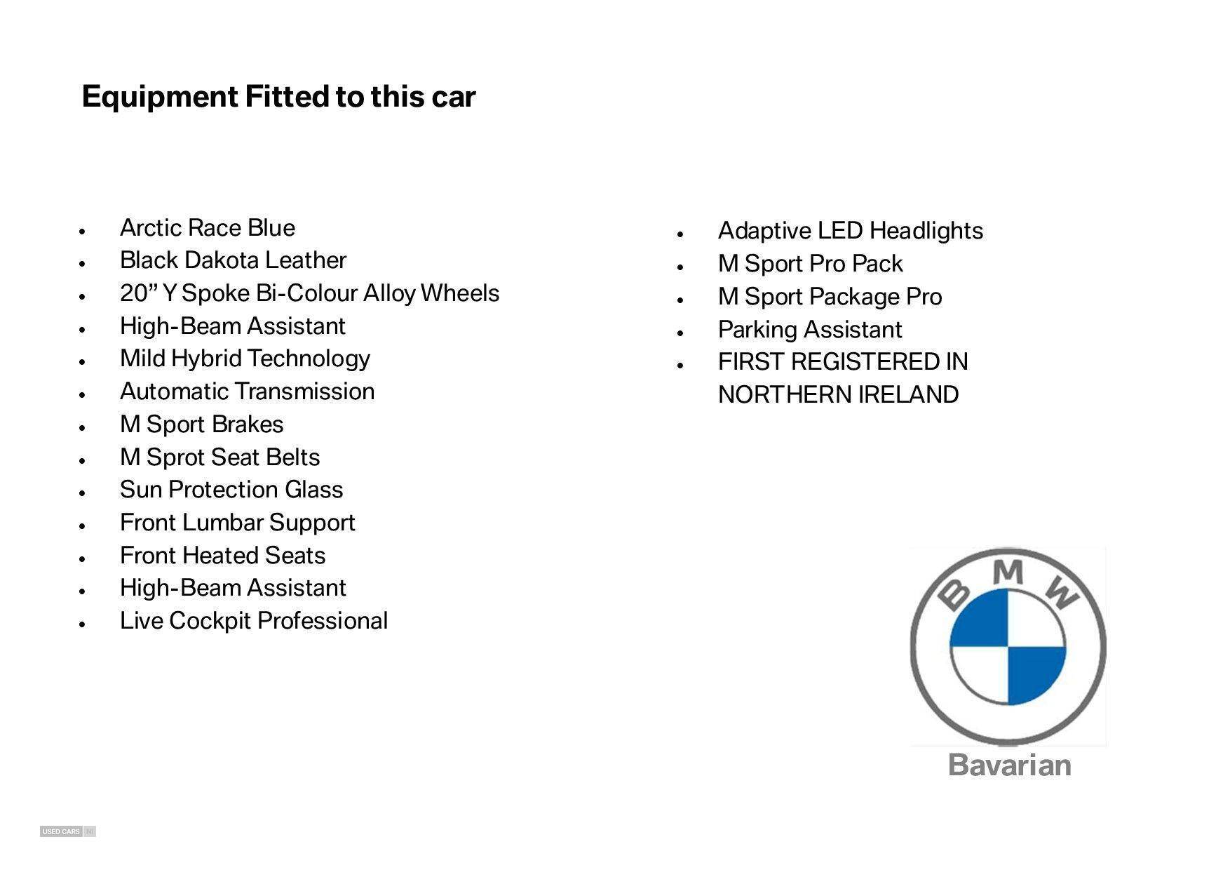 Oct 2023 BMW 5 Series 520d MHT M Sport 5dr Step Auto [Tech/Pro Pack]