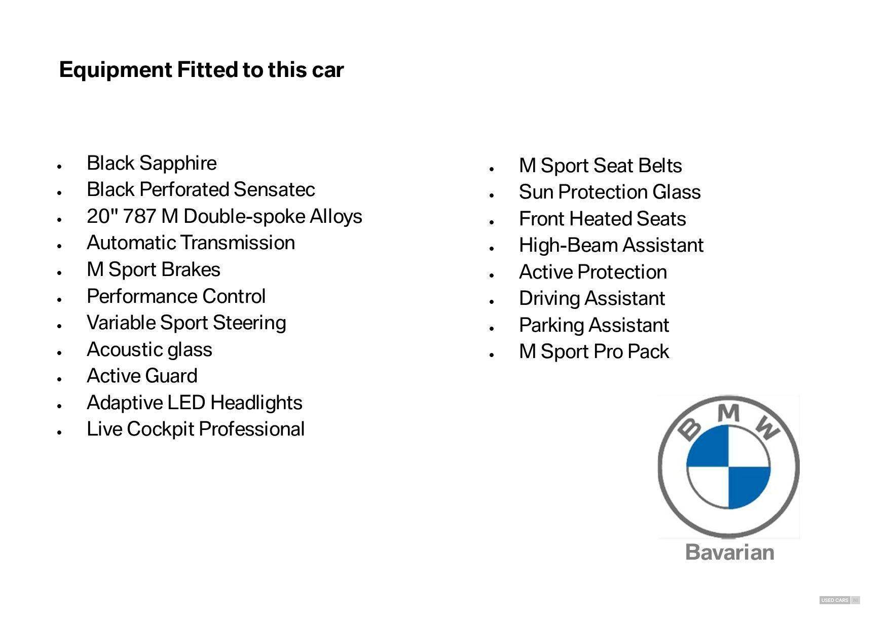 Jan 2024 BMW X3 xDrive20i MHT M Sport 5dr Step Auto