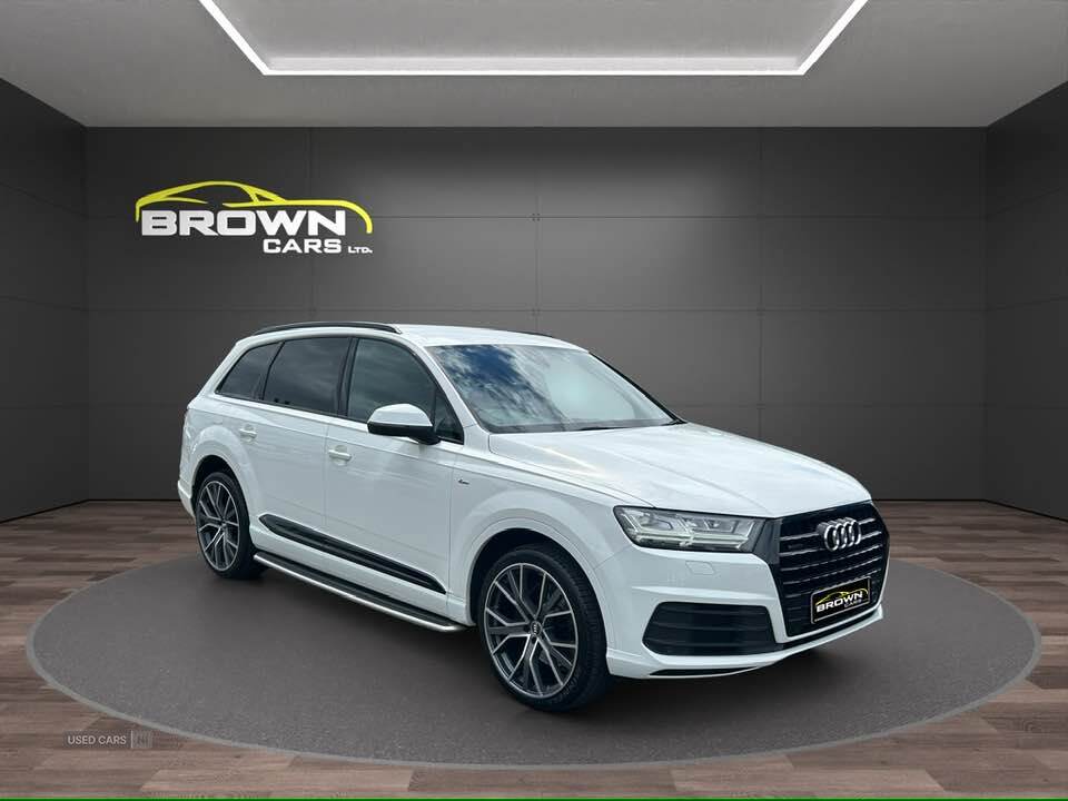 Jan 2018 Audi Q7 3.0 TDI 218 Quattro S Line 5dr Tip Auto