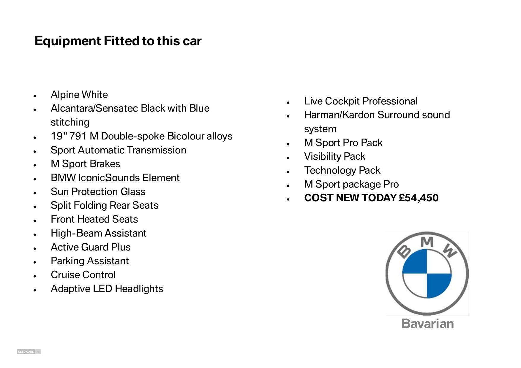 Jan 2024 BMW 3 Series 330e M Sport 4dr Step Auto