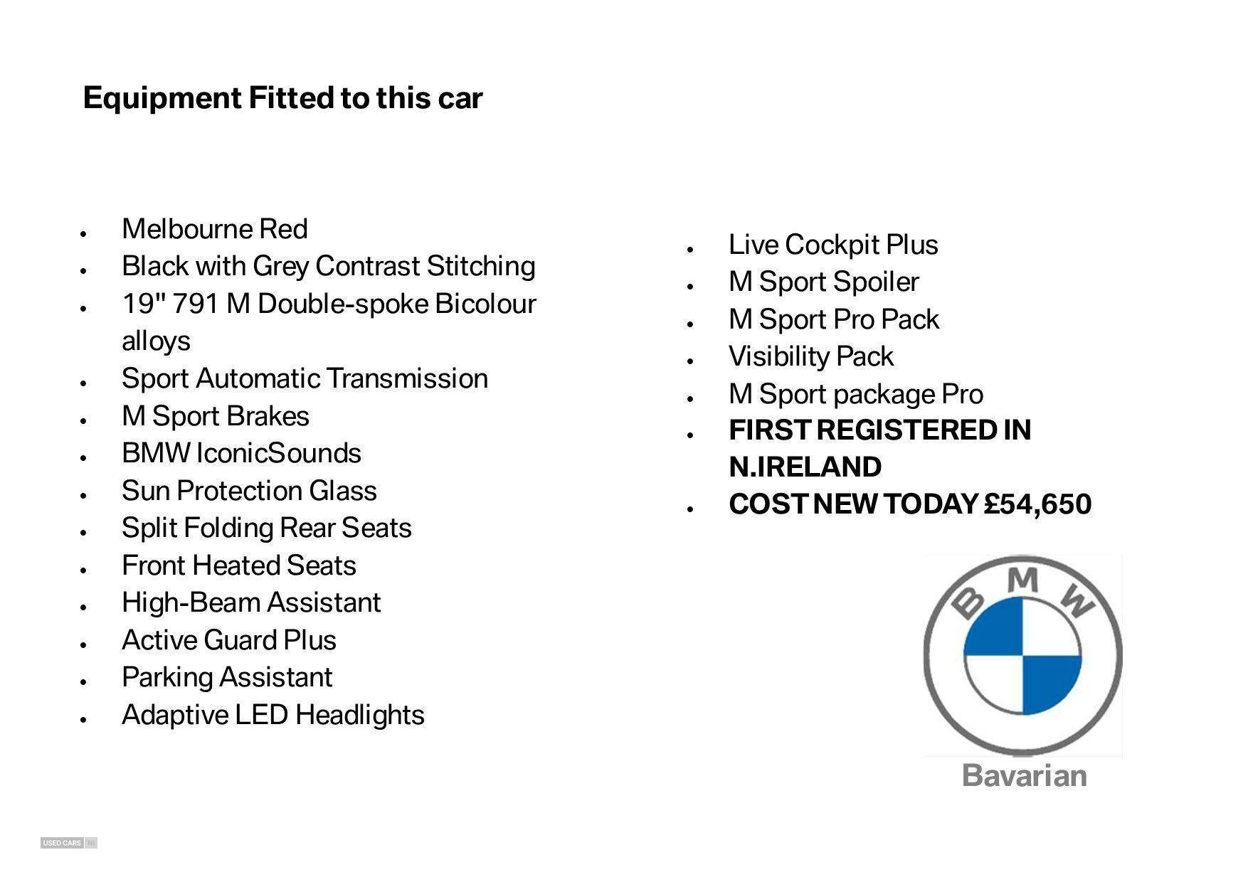 Jan 2024 BMW 3 Series 330e M Sport 4dr Step Auto