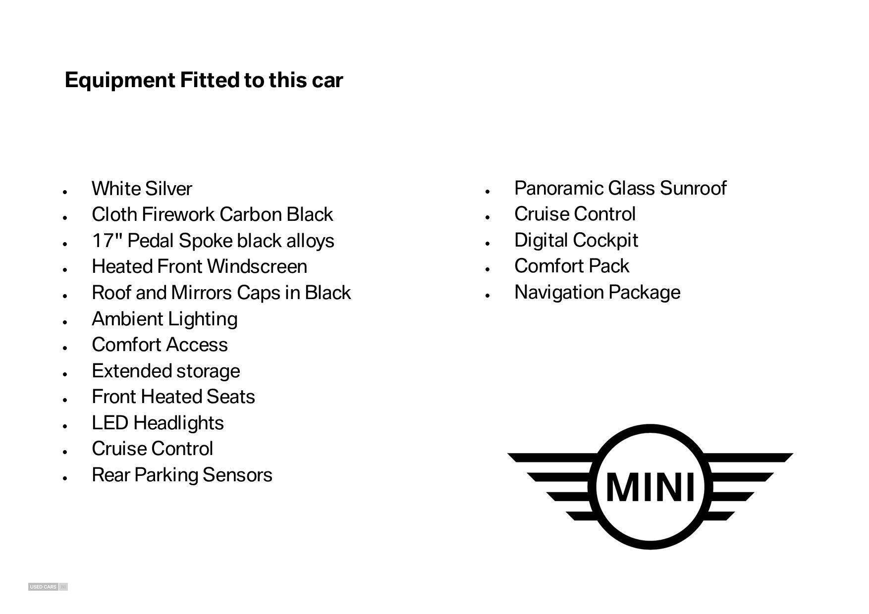 Mar 2022 MINI HATCHBACK 1.5 Cooper Classic 3dr