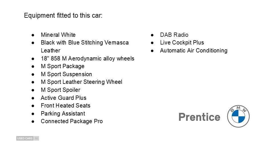 Jun 2024 BMW 4 Series 420i M Sport 5dr Step Auto