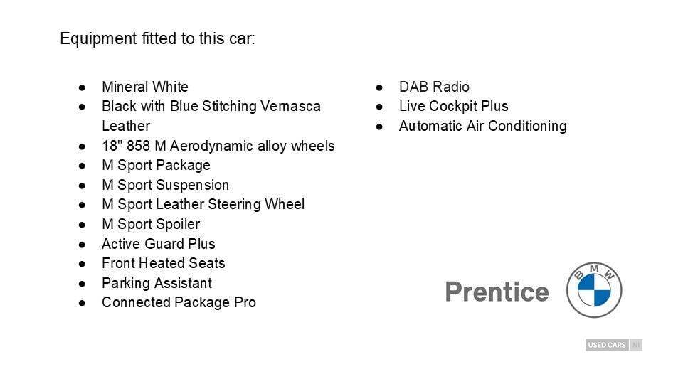 Jun 2024 BMW 4 Series 420i M Sport 5dr Step Auto