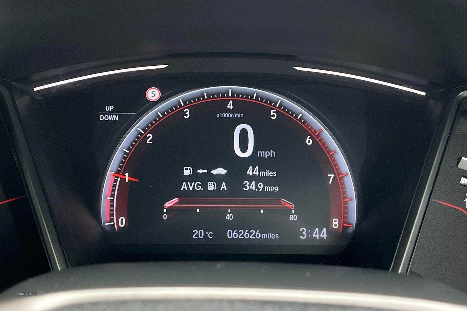 Jan 2020 Honda Civic 1.0 VTEC Turbo 126 Sport Line EX 5dr