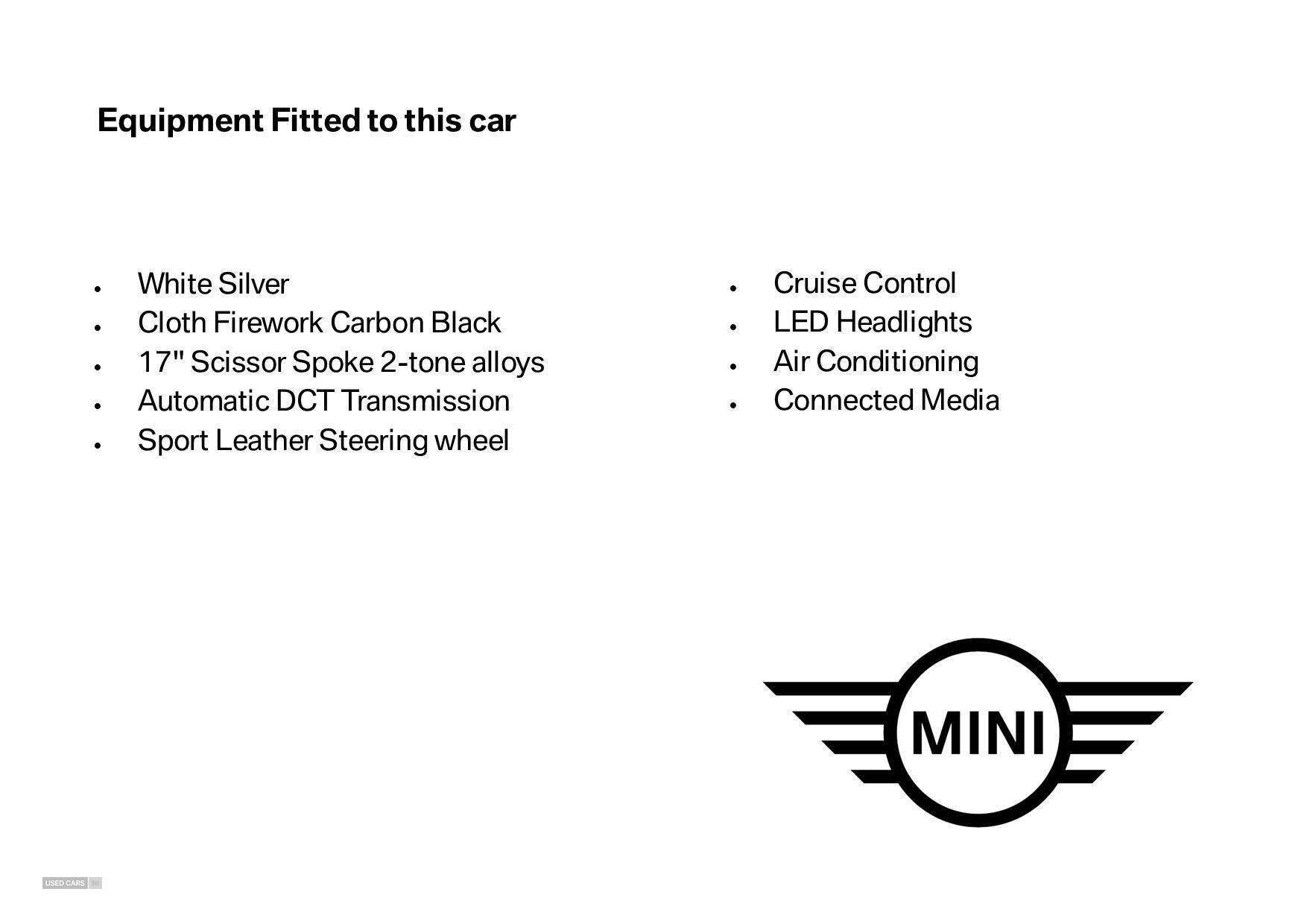 Jun 2022 MINI HATCHBACK 1.5 Cooper Classic 5dr Auto