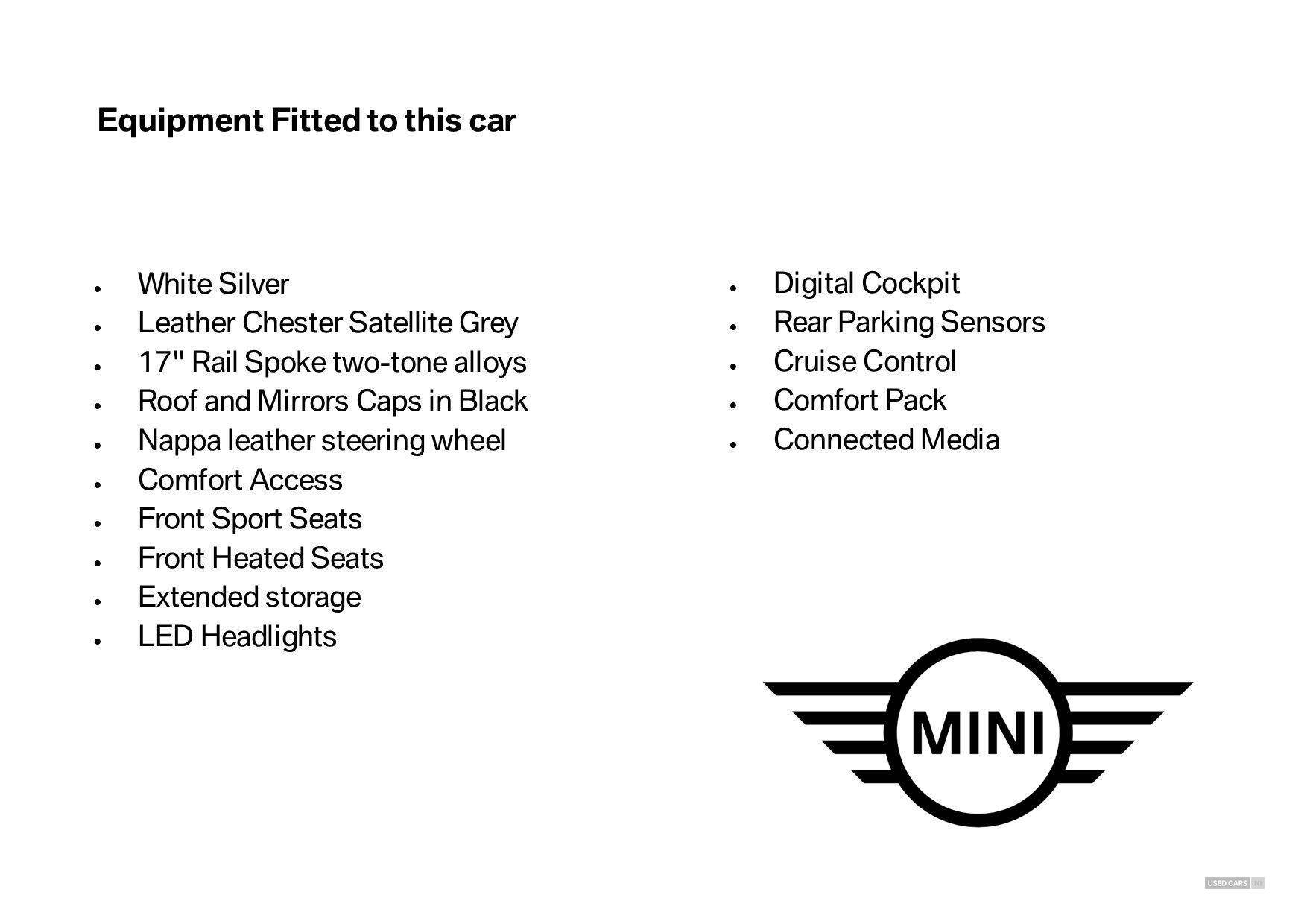 Feb 2022 MINI HATCHBACK 1.5 Cooper Exclusive 3dr