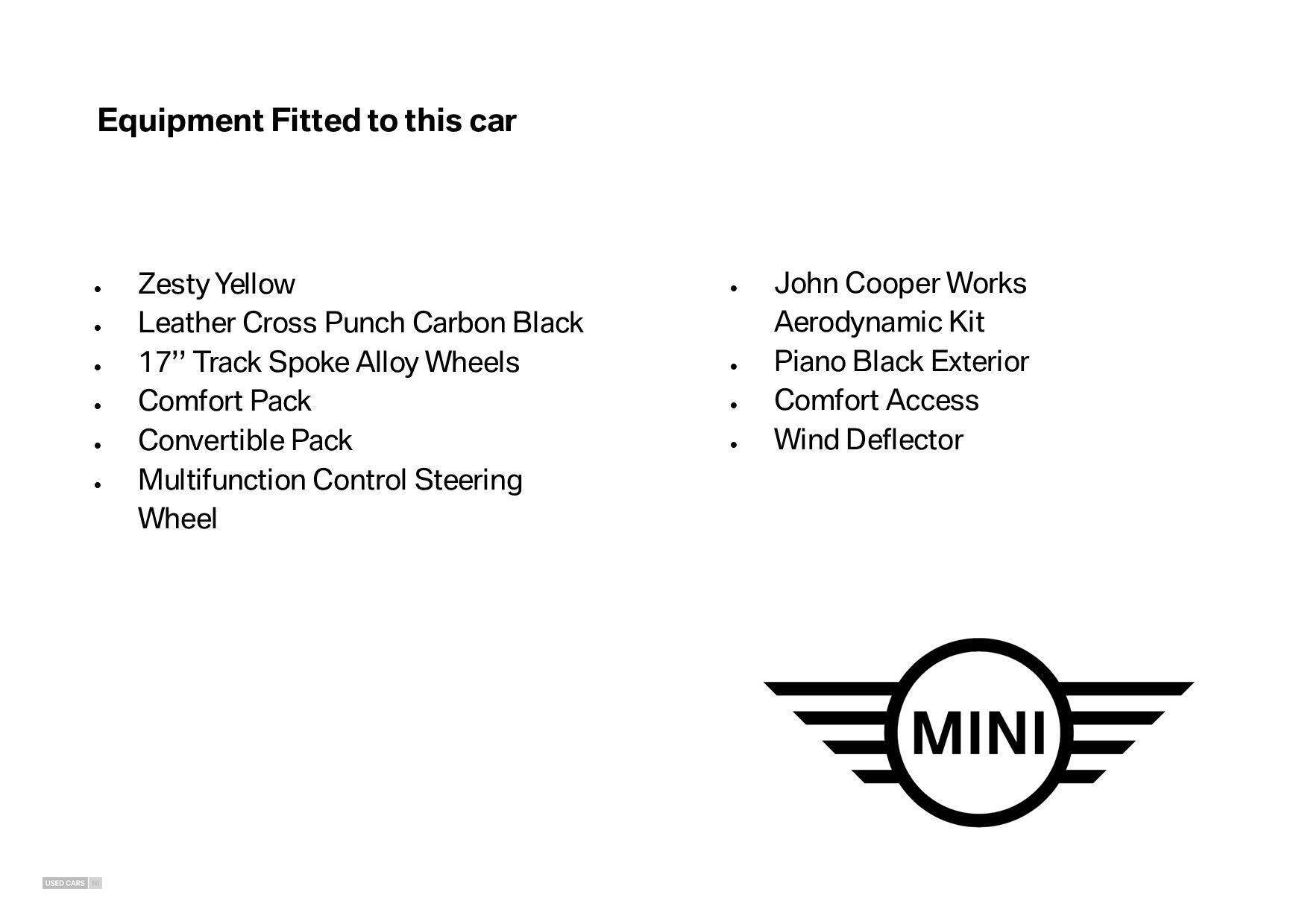 Feb 2022 MINI Convertible 2.0 Cooper S Sport 2dr
