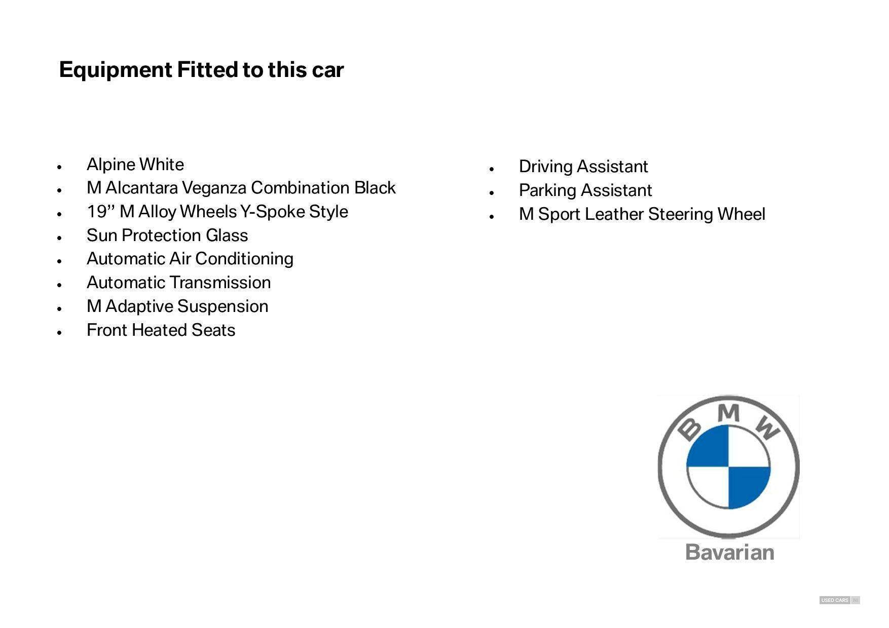 Oct 2024 BMW 1 Series 120 M Sport 5dr Step Auto