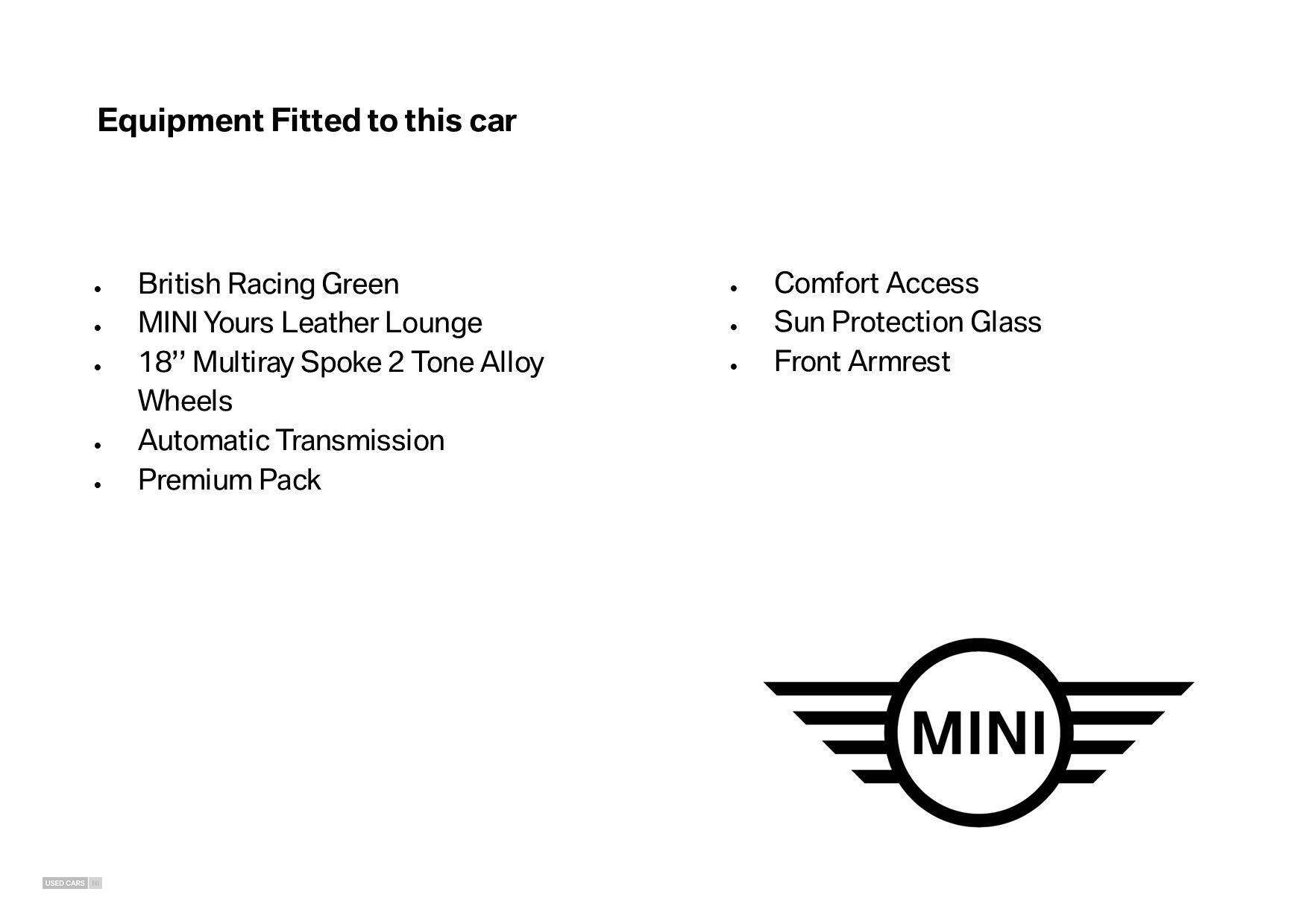 Dec 2022 MINI Clubman 1.5 Cooper Exclusive 6dr Auto