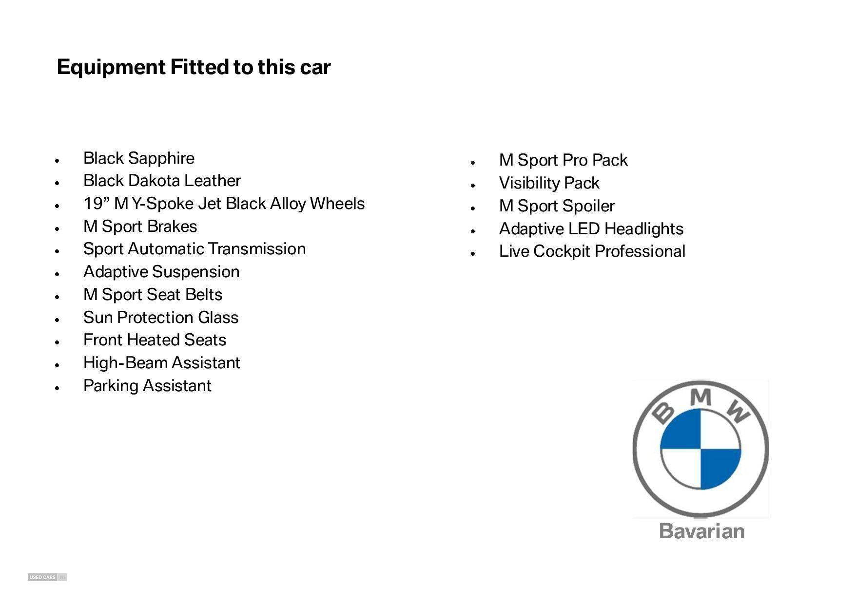 Jan 2022 BMW 5 Series 530e M Sport 4dr Auto