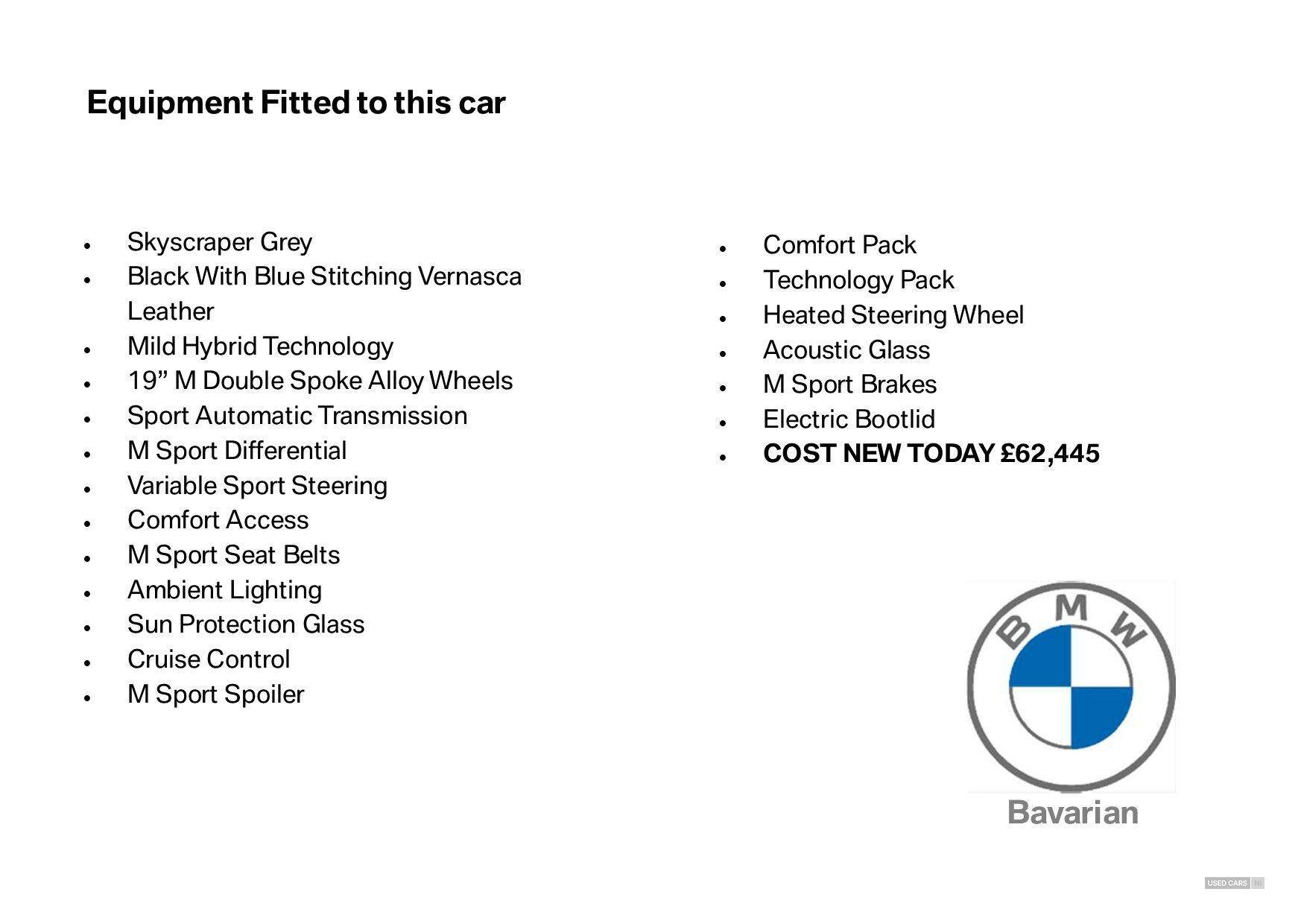Jan 2024 BMW 3 Series M340d xDrive MHT 4dr Step Auto