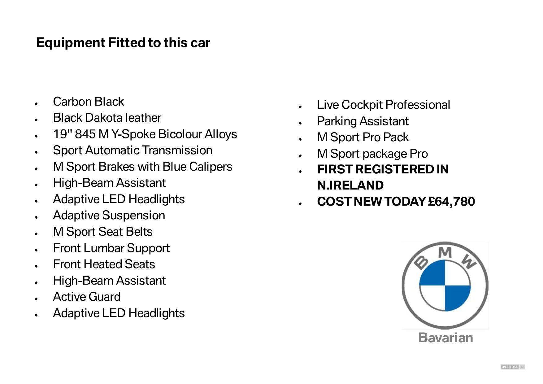 Jun 2024 BMW 5 Series 530e M Sport 5dr Auto