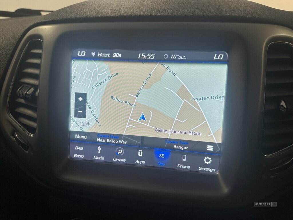 2018 Jeep Compass 1.4T MultiAirII Longitude SUV 5dr Petrol Manual Euro 6 (s/s) (140 ps) Apple Car play/Andriod, Sat Nav