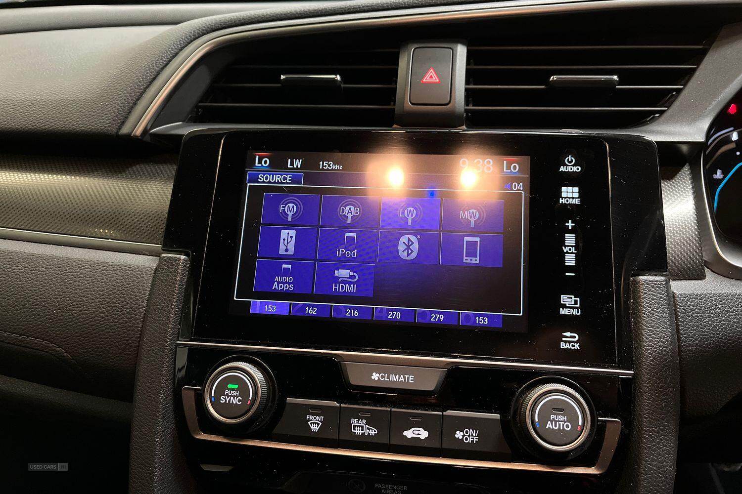 Aug 2019 Honda Civic 1.0 VTEC Turbo 126 SR 5dr