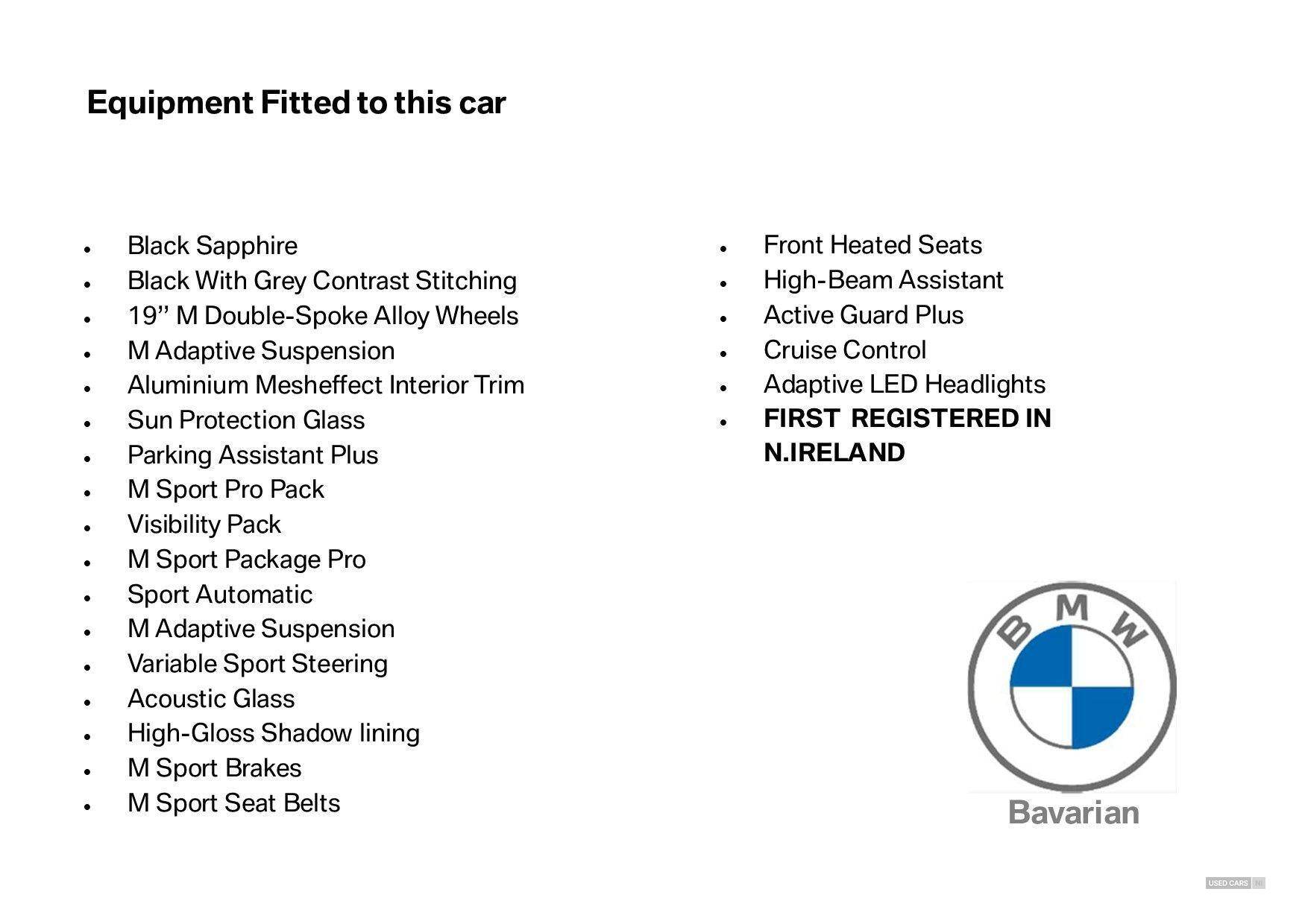 May 2024 BMW 3 Series 320i M Sport 5dr Step Auto