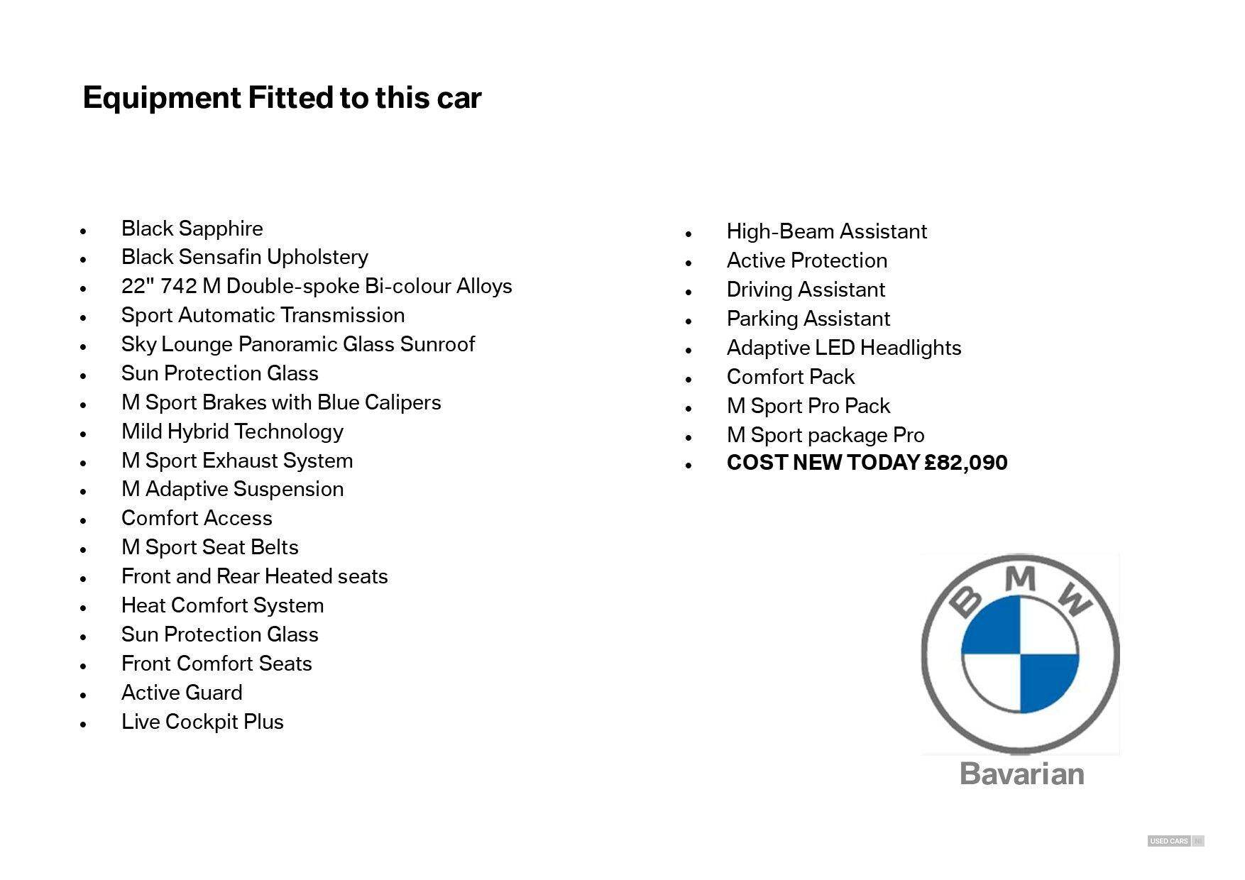 Apr 2024 BMW X5 xDrive30d MHT M Sport 5dr Auto
