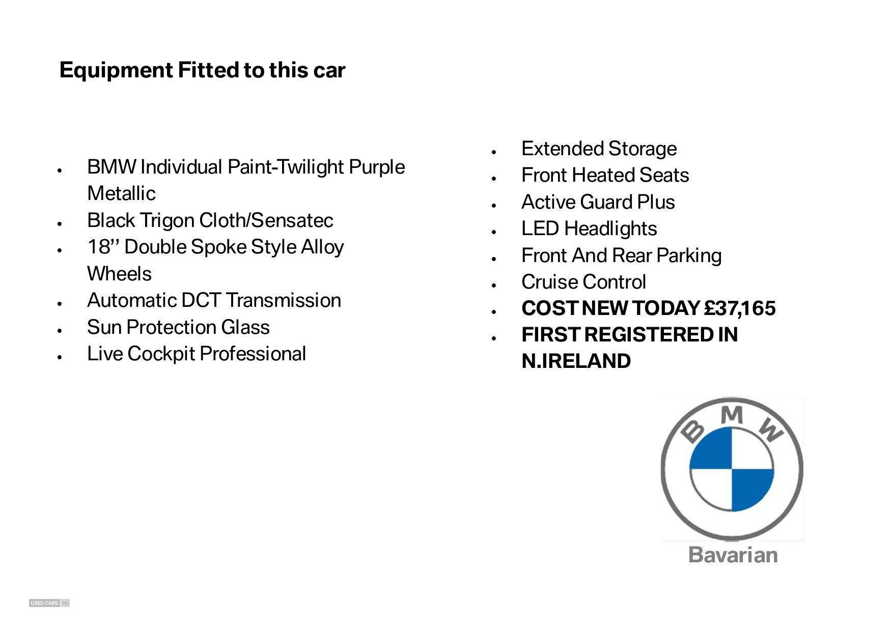 Sep 2024 BMW 1 Series 118i [136] M Sport 5dr Step Auto [LCP]