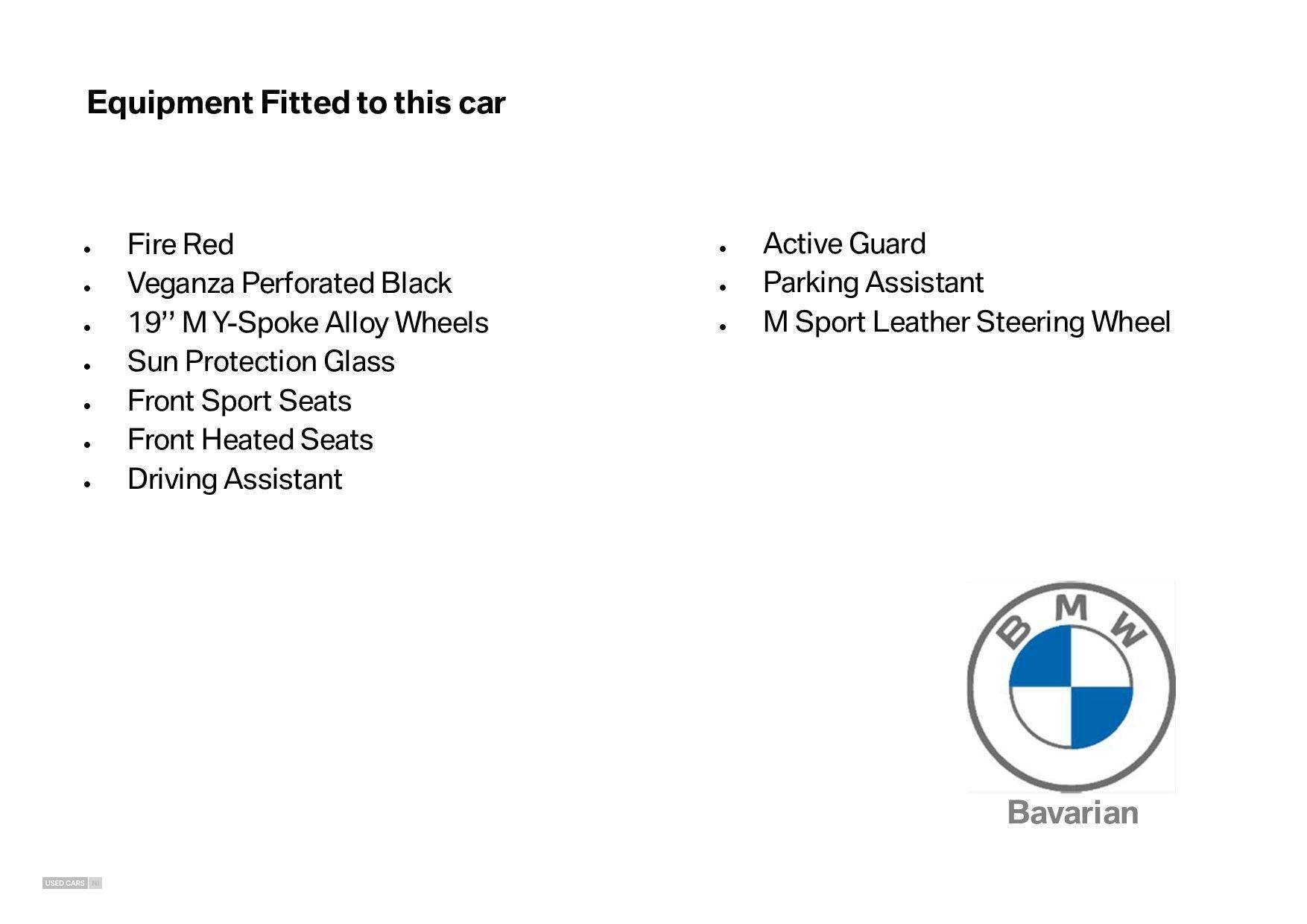 Jan 2025 BMW 1 Series 120 M Sport 5dr Step Auto