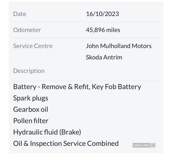 Skoda Superb HATCHBACK in Derry / Londonderry